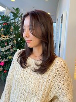 ディフィーノ 青山(DIFINO) 【DIFINO 青山】シアーブラウン/レイヤーカット/顔まわりカット