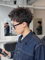 ネクストメンズ 表参道(NEXT men's)&nbsp;MEN’S HAIR/サーフカール/刈り上げセンターパート/渋谷