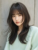 エイチ ウルフカット 大阪梅田(811)&nbsp;ハイライトクラゲヘアミニボブ成人式パーマミディアム裾カラー