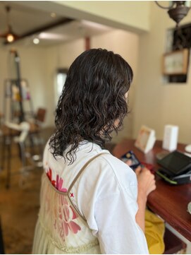 ヘアラウンジ アンリオ(hair lounge an rio) ミディアムパーマ