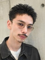 フィフス 大分(fifth)&nbsp;大分ツイストピンパーマメンズカットルーズスパイキーショート