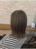 白髪ぼかしハイライト