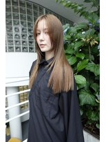 テント(tent.) ブリーチなしダブルカラーオリーブグレージュ