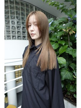 テント(tent.) ブリーチなしダブルカラーオリーブグレージュ