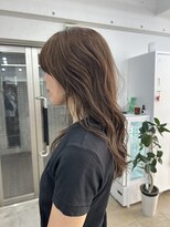 ディジョン 自由ヶ丘(Dijon)&nbsp;韓国顔まわりレイヤーカットグレージュオリーブベージュブラウン