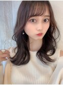 メルティカラー/ネイビージュ/くびれヘア/コンマヘア