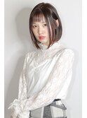 【ma'am Zee栗栖】前下がりボブ×ブランジュ
