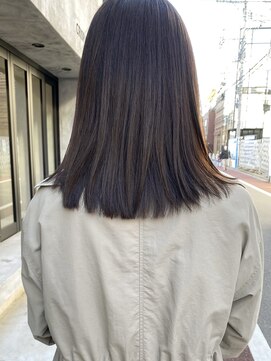 コフィー バイ メルト 吉祥寺(cofy by melt) 【三ツ井純】ブリーチなし赤みなしダークトーングレージュ