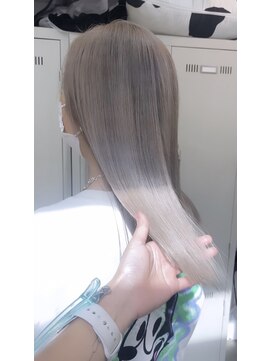 シェア 天王寺(share) シルバーグレージュ/抜け感/髪質改善/艶髪ハイトーン