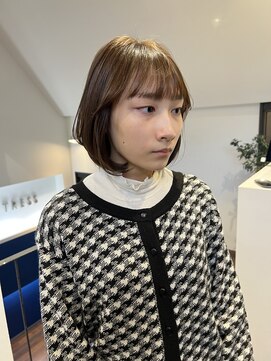 トレス(TRESS) 丸みボブ　顔まわりレイヤー　タッセルボブ