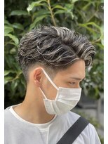 ドルクス 日本橋(Dorcus)&nbsp;かきあげパーマ　ダブルカラー　ブリーチ　ハイライト