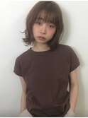 Reen hair 切りっぱなしボブ★ナチュラルブラウン