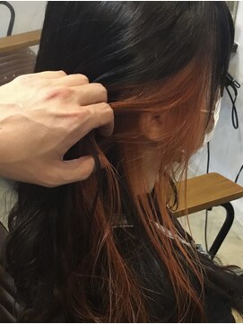 モエバイアリア(Moe by aria) オレンジインナーカラー