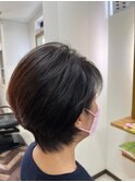 [ヘアークラフトサン] 大人女性におすすめ◎くびれショ-トボブ