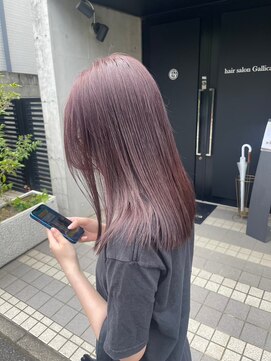 ヘアサロン ガリカ 表参道(hair salon Gallica) 艶髪ラベンダーココア/ブリーチなしダブルカラー