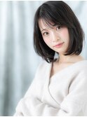 アッシュオリーブ内巻きワンカールボブh小山20代30代40代