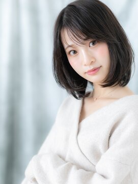 ドクターズサロン LAB 小山店 アッシュオリーブ内巻きワンカールボブh小山20代30代40代