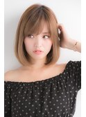 山村/前下がりボブ/小顔ボブ/前髪パーマ/銀座前髪カット/東銀座