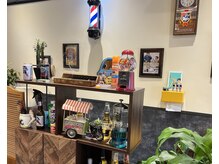 こだわった店内です