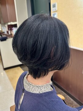 アントワープトーキョー(antwerp TOKYO) 40代50代大人ショートボブ髪質改善根元パーマ白髪染めハイライト