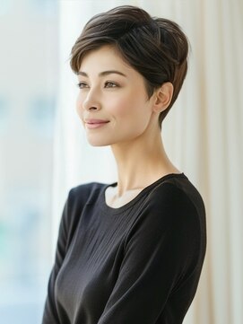 アルトリスト(Altruist Aging×HAIR&SPA) ★暗めカラーグランマッシュフェイスフレーミングデザインカラー