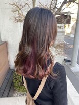 エム インターナショナル 春日部本店(EMU international)&nbsp;ピンク系インナーカラー