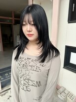 ワークスヘアー(WORKS HAIR)&nbsp;顔まわりレイヤーカット ハッシュカット