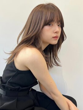 ジルブラン 横浜関内(JIL BLAN) ミルクティーベージュダブルカラーハイライトバレイヤージュ