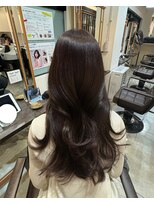 ヘアーサロン ウィング(HAIR SALON Wing) 赤坂＊暗めブリーチなしカラーラベンダーグレージュメテオカラー