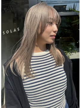 ソラス(SOLAS) silver beige