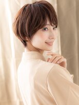 モッズヘア 上尾西口店(mod's hair) ココアブラウン似合わせカットマッシュショートY上尾30代40代