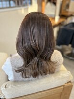 リングバイモアムー(Ring by Moremuu) ブリーチなしwカラー チョコレートブラウン