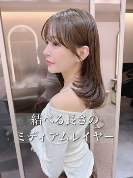 髪質改善/縮毛矯正/ミディアムレイヤーカット似合わせカット大宮