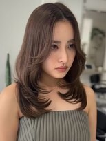 ヨロ 渋谷(YOLO) 韓国ヘアーハッシュカットレイヤーカットハイライトカラー