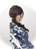 浴衣着付け＋サイド編み下ろし