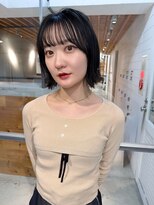 メロウマン(mellowman) 切りっぱなしボブ×フェイクブラック