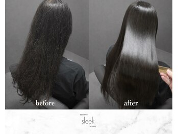 スリーク バイ ロイ 宇治店(sleek by roy)の写真/【髪質改善特化サロン】自然な仕上がりが人気☆手触り抜群で自分史上最高のずっと美髪ストレートへ◎