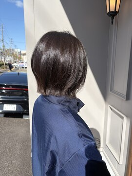アムレヘアーエタ(amule hair eta) 【amule hair eta】ぱつんっとボブ×顔周りレイヤー