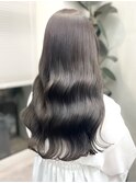 夏カラー◎ワンホンレイヤー×艶カラー透明感グレージュ30代
