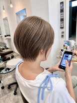 リシェイルノイ(RICHAIR.NEU)&nbsp;大人可愛いショート×グレージュ