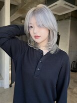 シオ ヘアー デザイン(Sio. hair design) クールに魅せる寒色ハイトーン