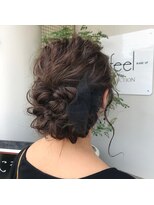 フィール セレクション 磐田(feel selection) ゆるふわヘアーセット#磐田#磐田駅#髪質改善#デザインカラー