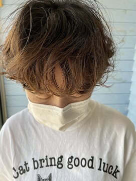 ヘアーサロン凛 くせ毛風マッシュショート