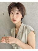 くびれショート/ホワイトアッシュ/小顔/ボブルフ[等々力]