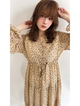 トゥーリ 藤崎店(tuuli) tuuli☆30代40代ペールベージュ切りっぱなしミディアム　290