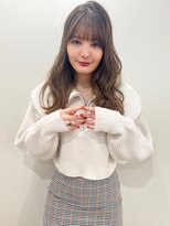 マリアバイアフロート(Maria by AFLOAT)&nbsp;【山田】フェミニンパーマハイライトミルクティーベージュ