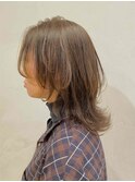 くびれヘア ウルフ ピンク 登戸 小顔 レイヤー ひし形シルエット