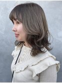 レイヤーカット×ハイライトカラー