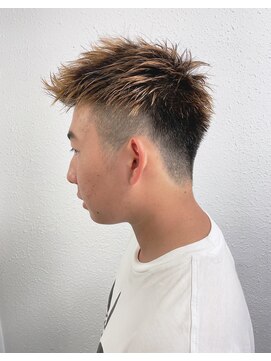 ジェナ(Jena) メンズブリーチ×スパイキーフェード