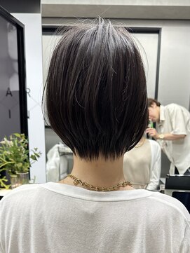 ハルキミナト ジャパン トウキョウ(HARUKI MINATO japan TOKYO) 大人可愛い/30代40代50代/前髪あり/丸みショート/クビレ